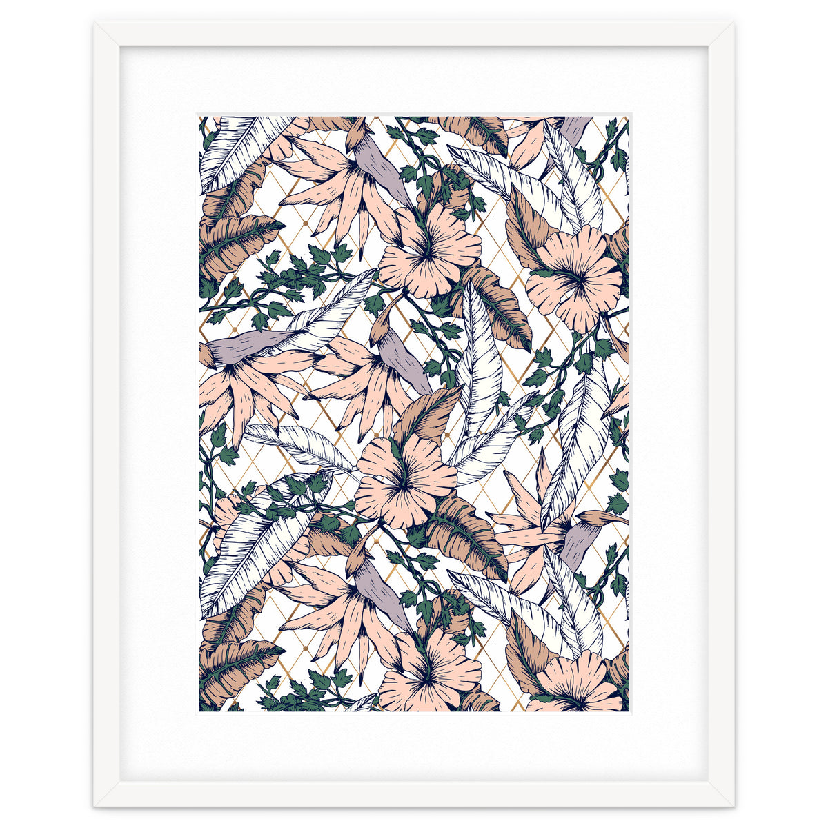 Exotic flowering and pattern geometric