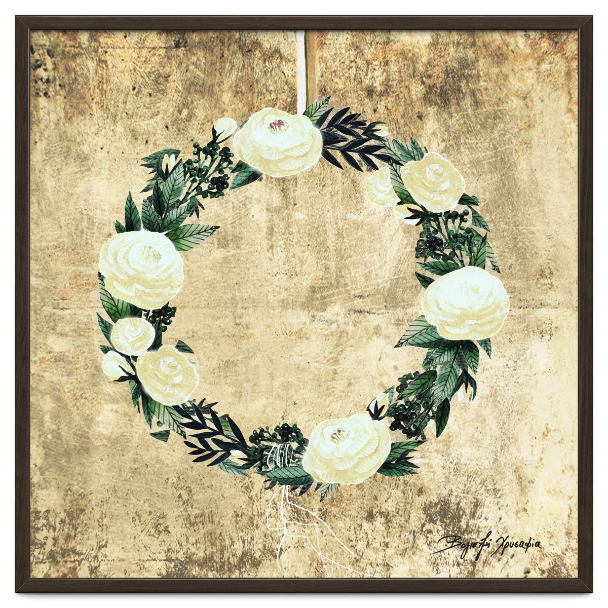 Wreath #White Flowers #Royal collection