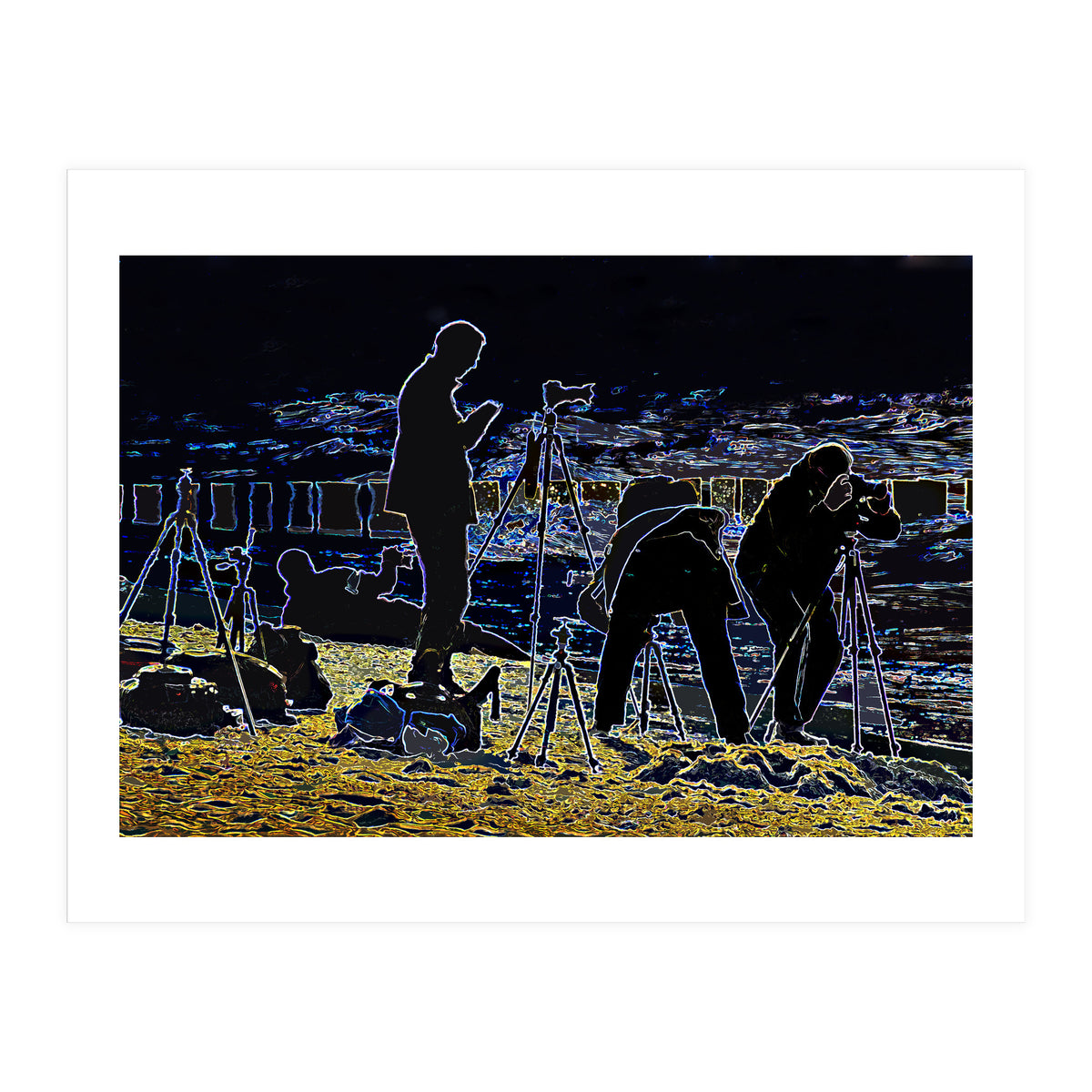 Photographers at the beach (Print Only)