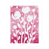 Abstract Flowers Pink (Print Only) thumbnail