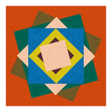 Kilim Floral Orange (Print Only) thumbnail