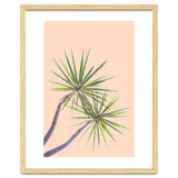 Tropical Serenity | Botanical Nature Plants | Boho Jungle Floral Garden | Watercolor Palm Painting thumbnail