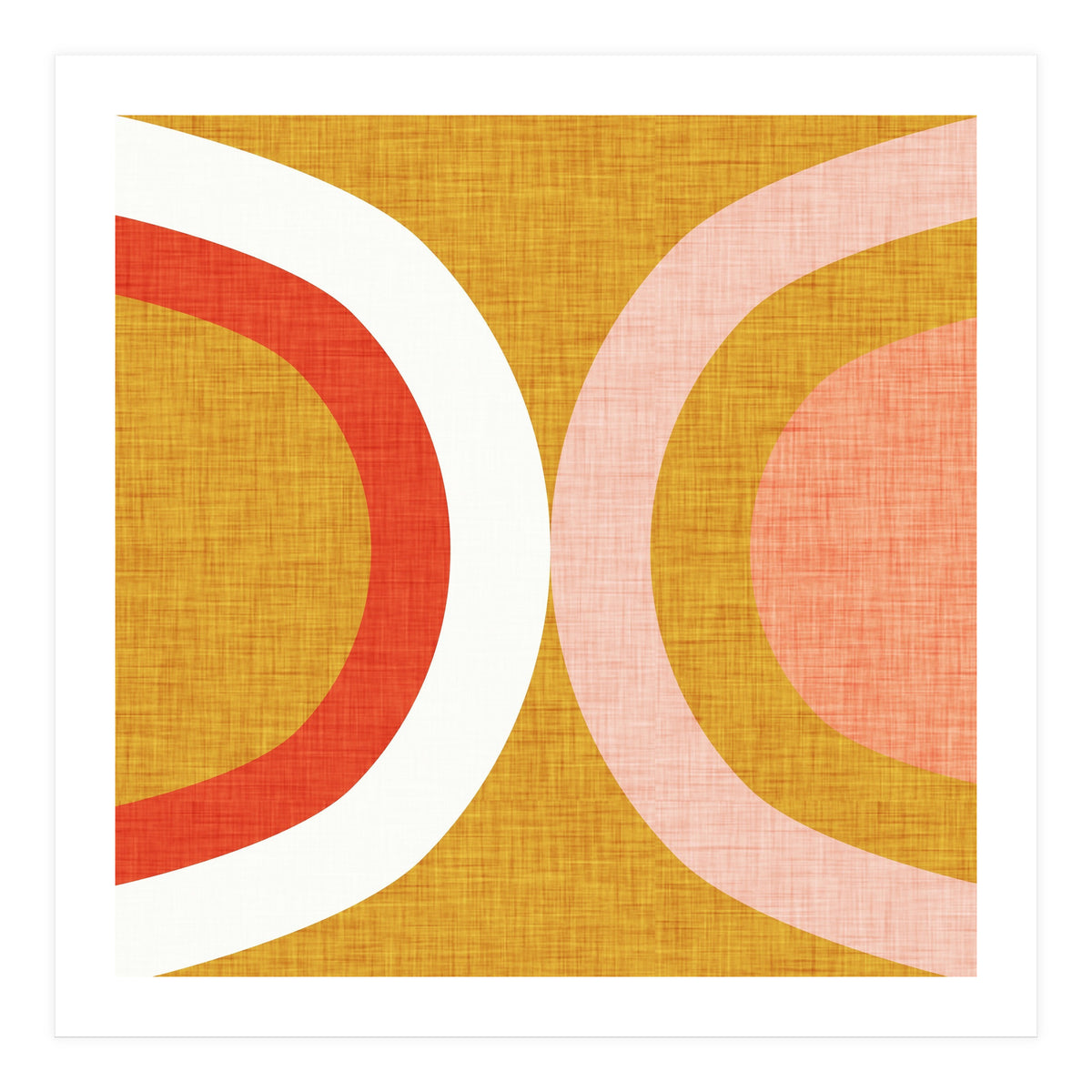 New Mid Mod Mustard  (Print Only)