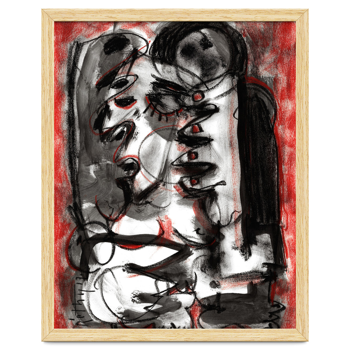 Shame - white background