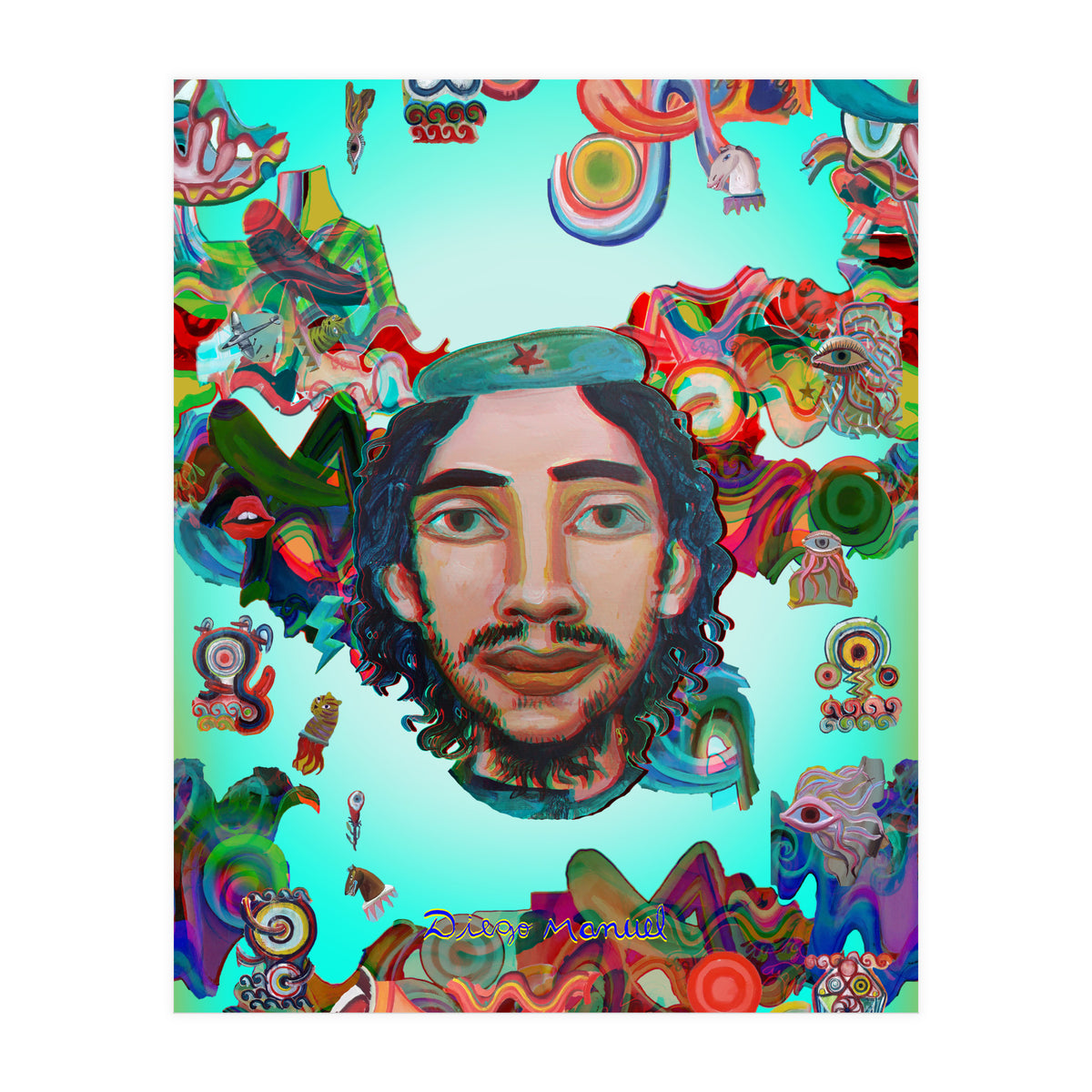 El Che Y Graffiti 4 (Print Only)