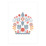 Scandinavian Folk Art Pattern (Print Only) thumbnail