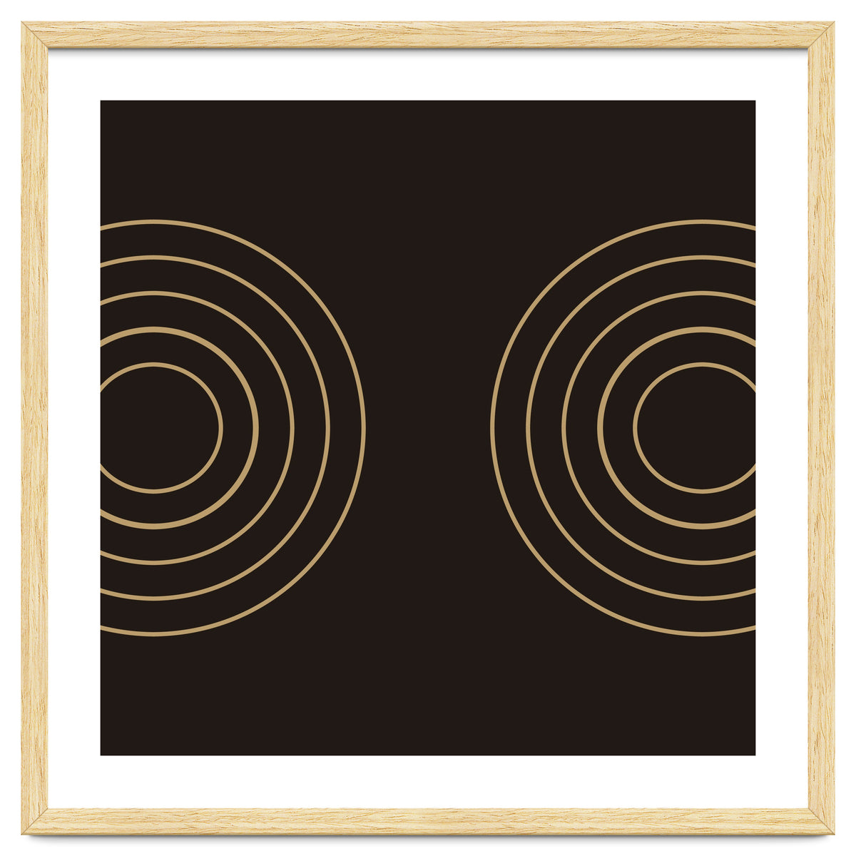 Golden circles | abstract minimal