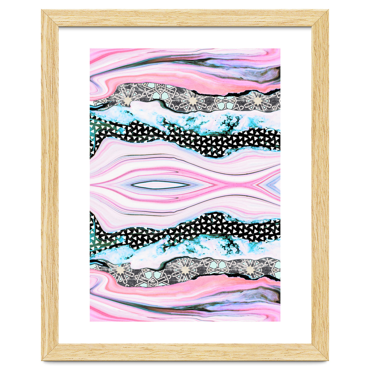 Abstract shapes of marble and patterns