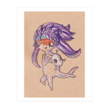 Octopus School Girl (Print Only) thumbnail
