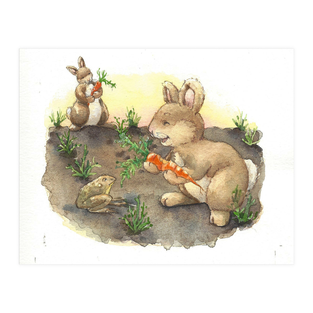 Harvesting Bunnies (Print Only)