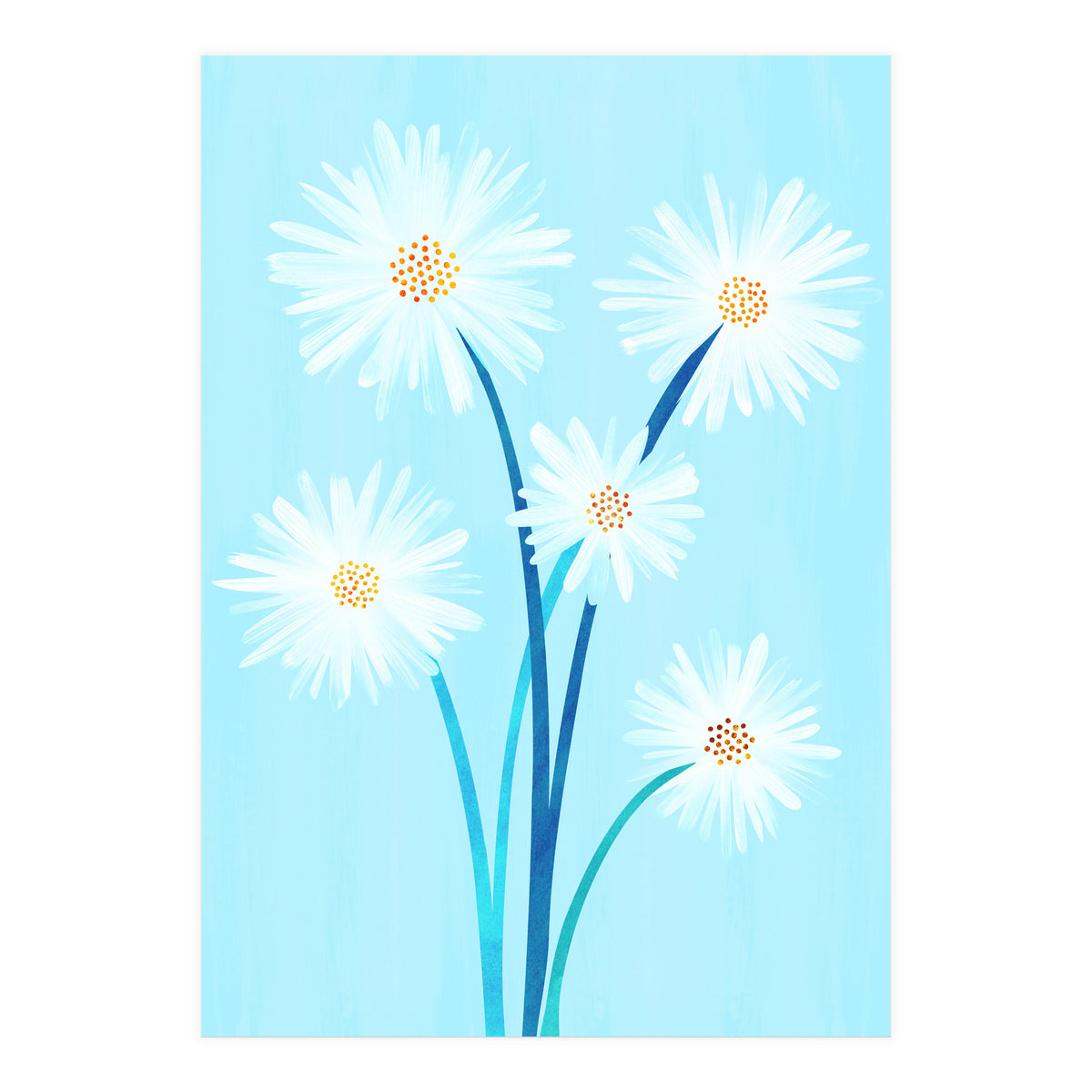 Ice Daisies (Print Only)