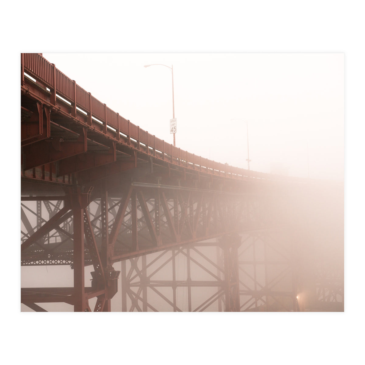 Foggy Golden Gate (Print Only)