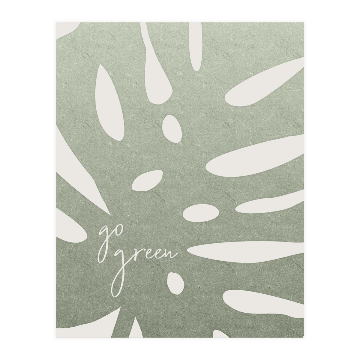 Go green (Print Only)