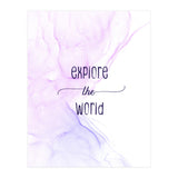 Explore the world | floating colors (Print Only) thumbnail