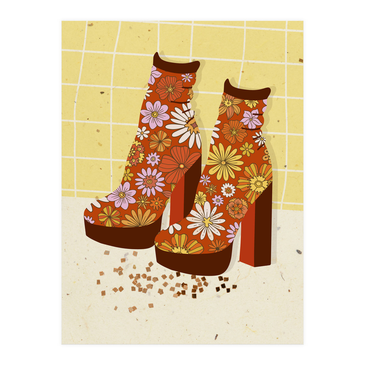 Groovy Disco Boots (Print Only)
