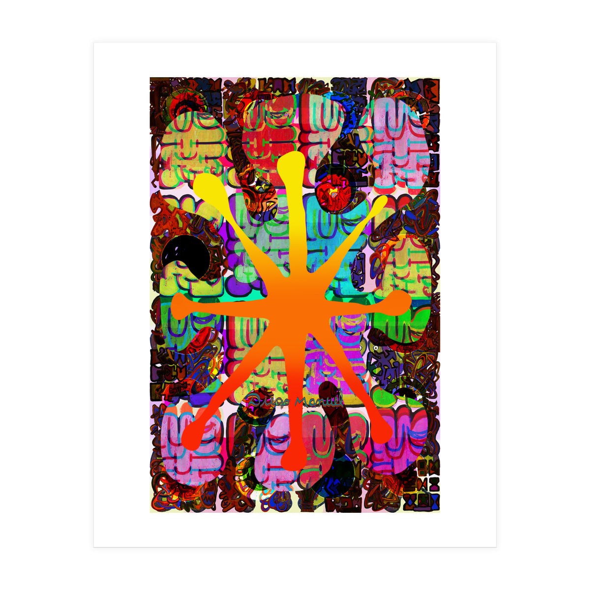 Fuego Y Graffiti 68 (Print Only)