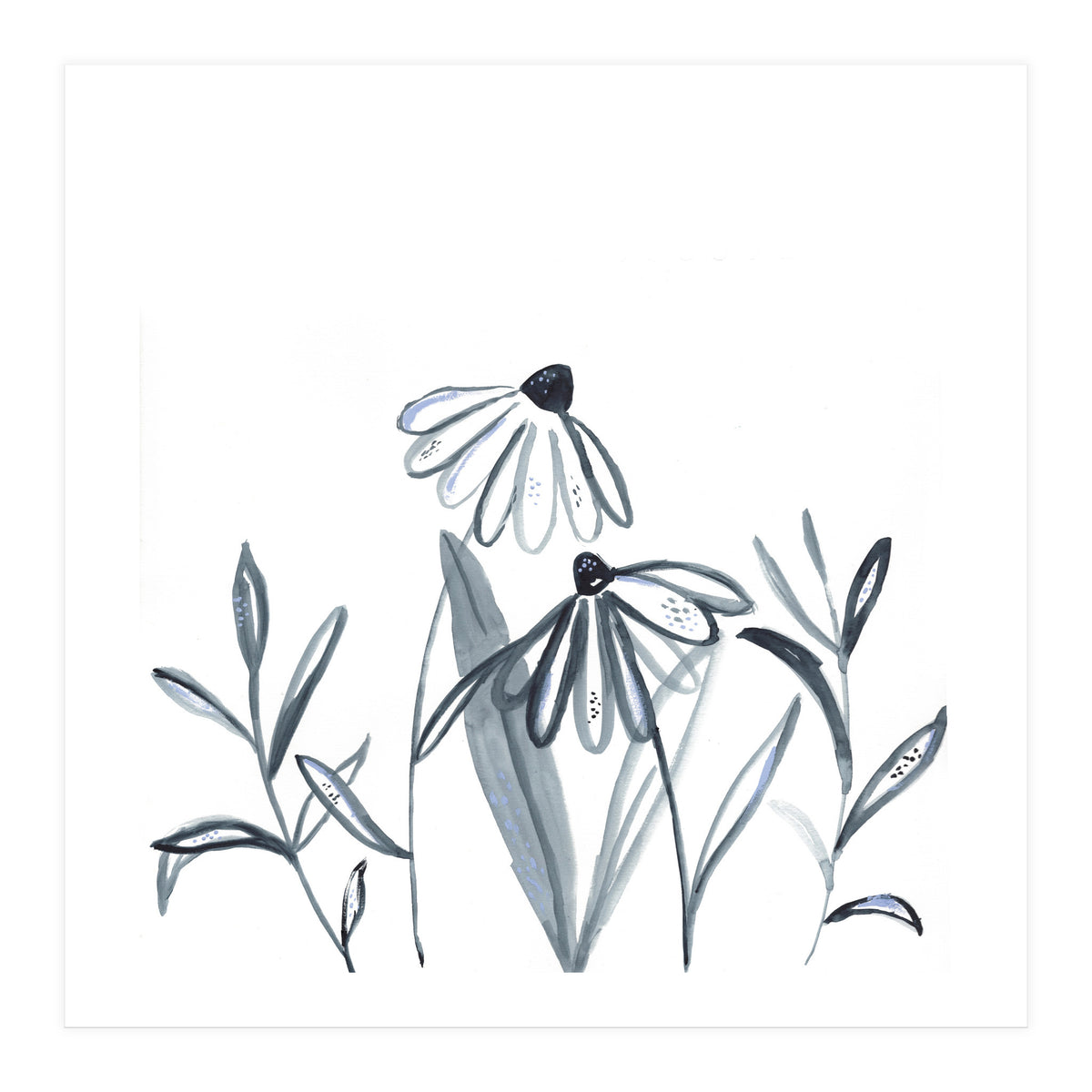 Meadow Line Work Square (Print Only)
