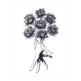 Hand With Lotuses (Print Only) thumbnail