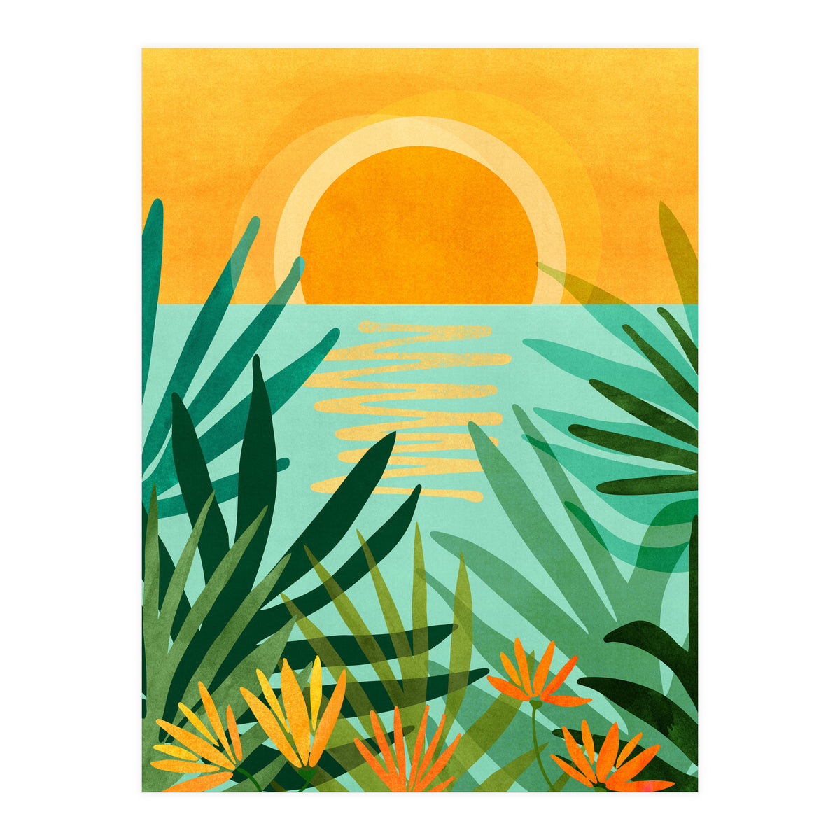 Peaceful Tropics (Print Only)