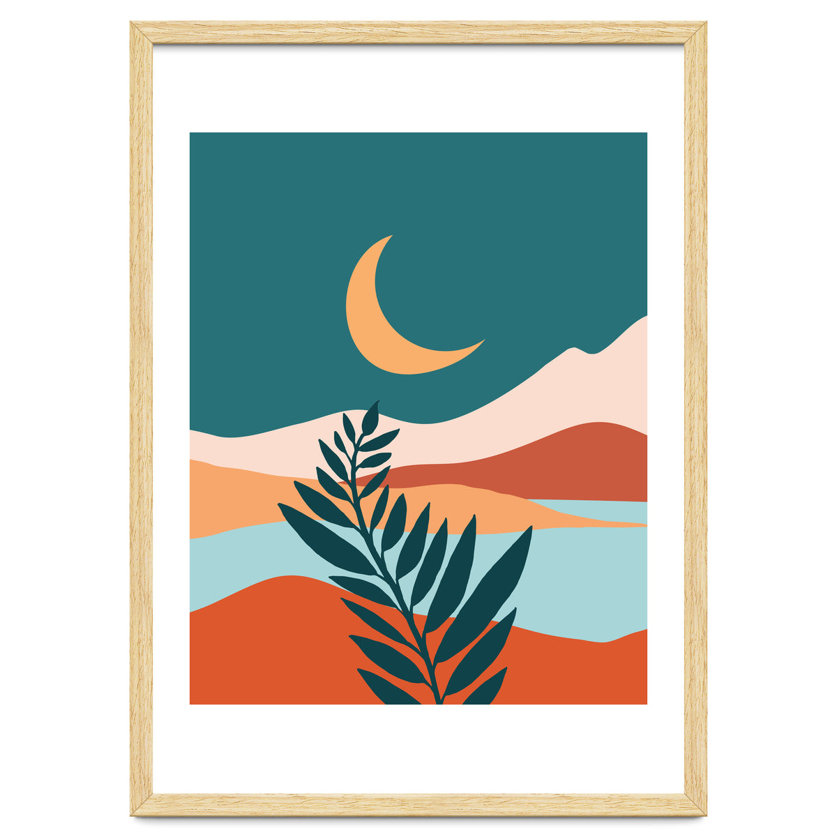 Moonlit Mediterranean