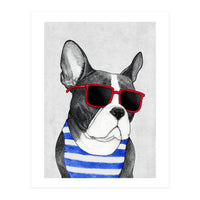Frenchie Summer Style (Print Only)