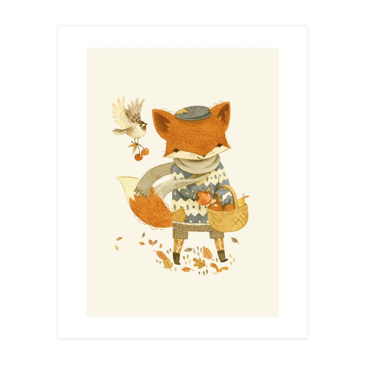 Fritz The Fruitforaging Fox (Print Only)