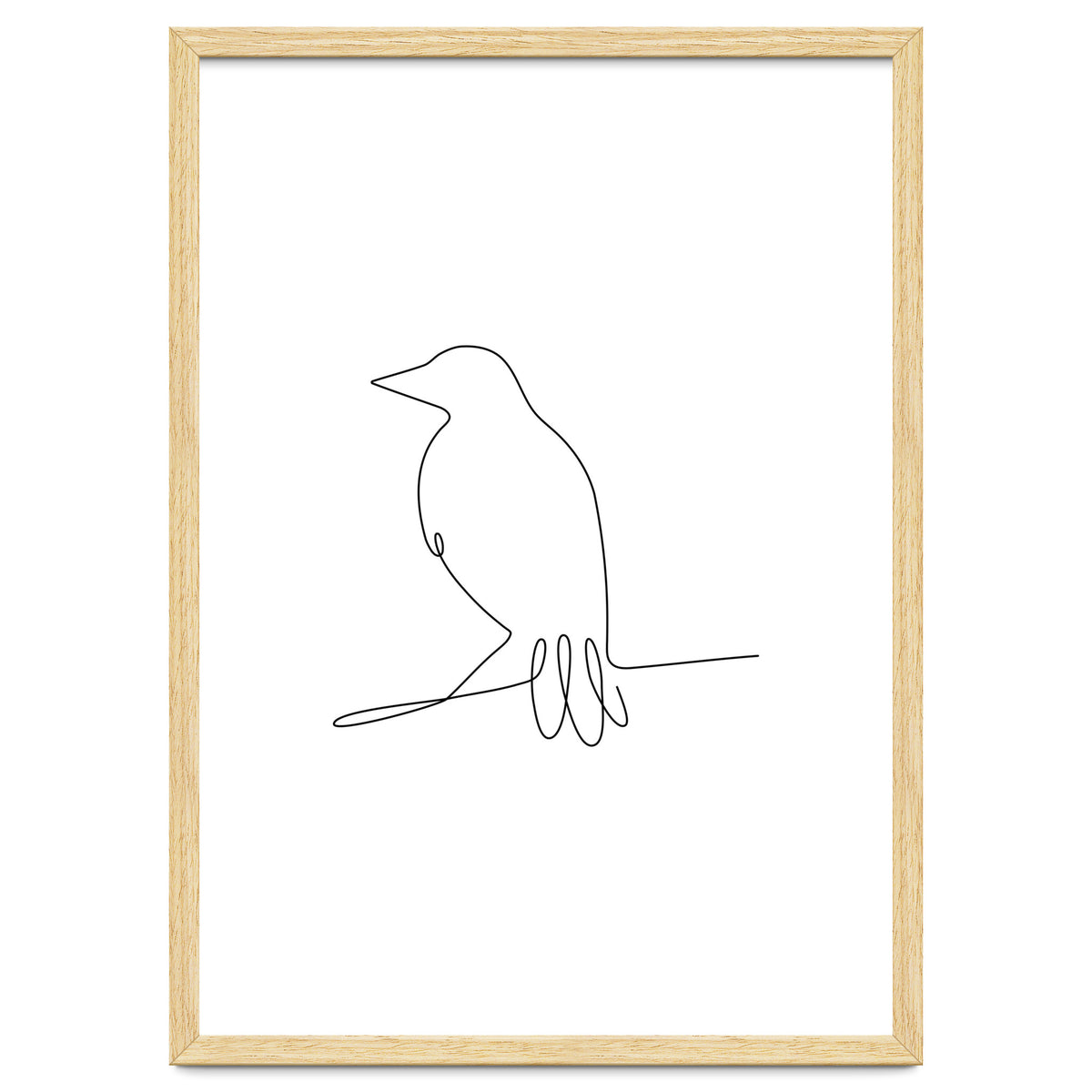 One Line Art Bird II