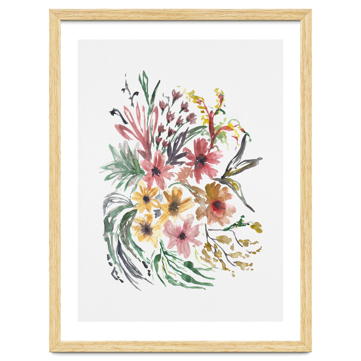 Earthy florals garden