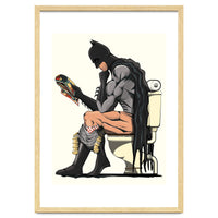 Batman on the Toilet