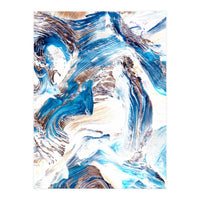 Clarity | Abstract Ocean Earth Sea Graphic | Scandinavian Nature Sky Waves Space (Print Only)