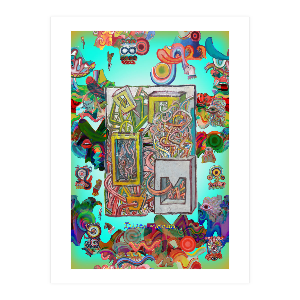 Graffitis 2021 Tapiz 10 (Print Only)