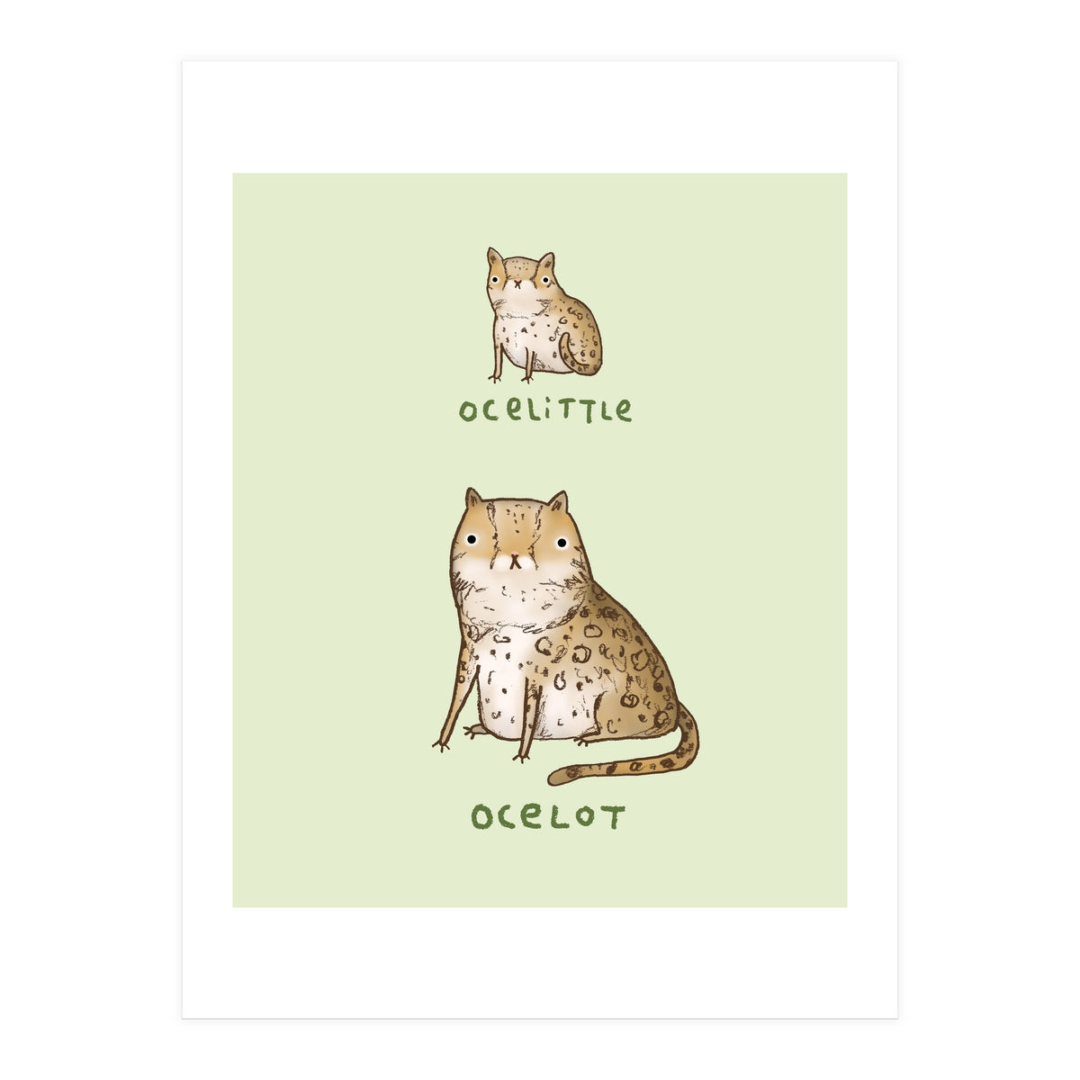 Ocelittle Ocelot (Print Only)