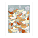 Sea Bed Orange Abstract (Print Only) thumbnail