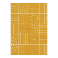 My Favorite Geometric Patterns No.22 - Mustard Yellow (Print Only)