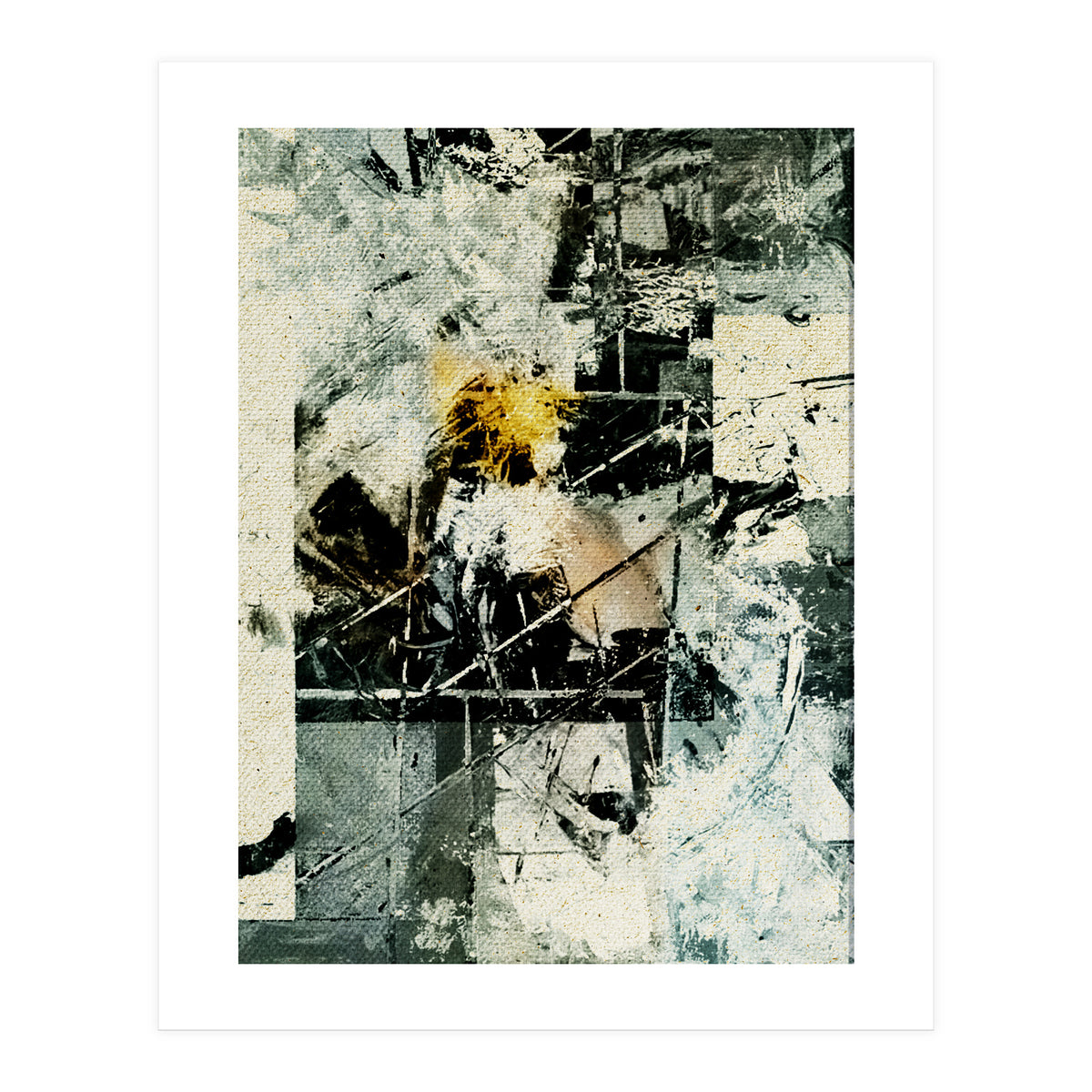 Lighthouse In Storm (Print Only)