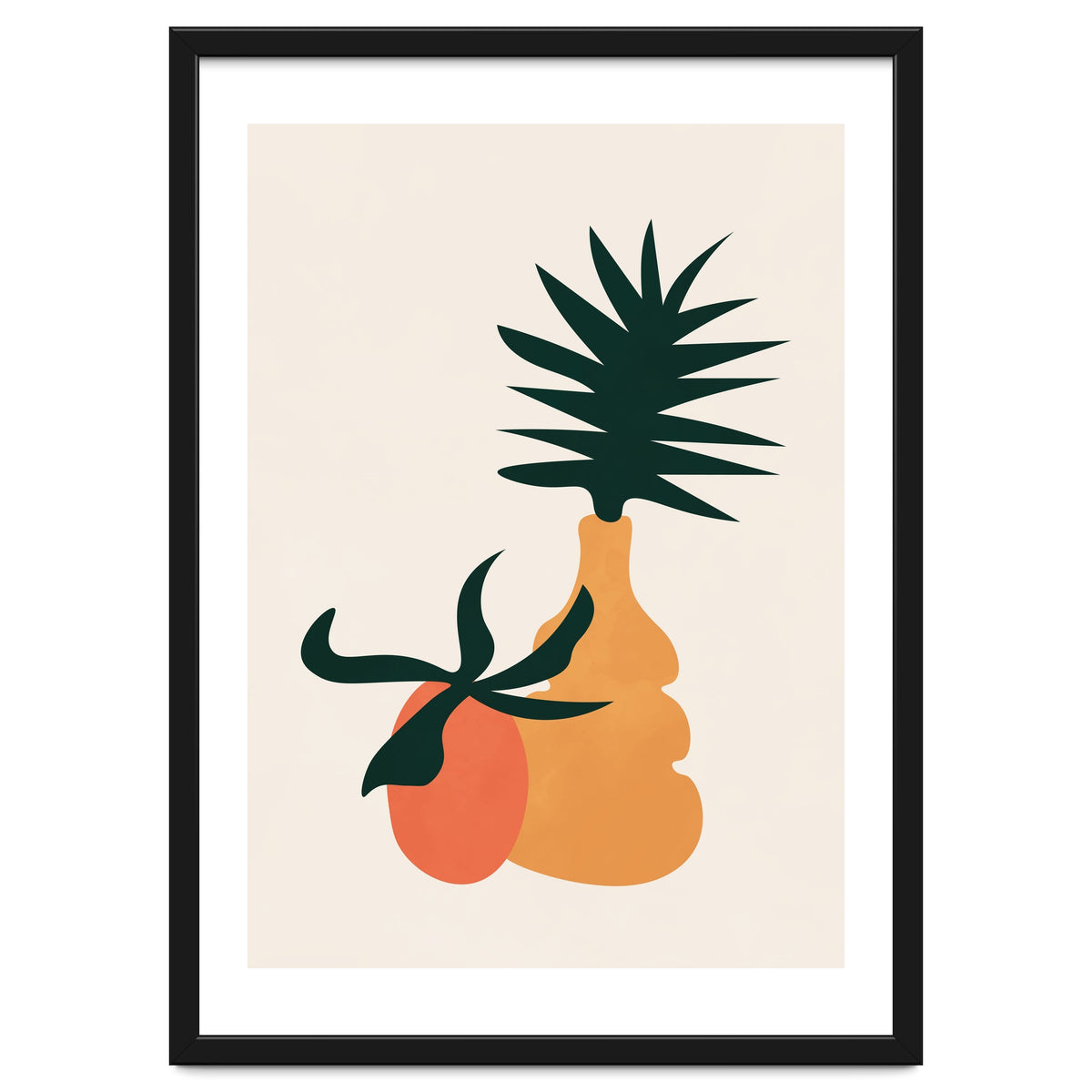 Boho Tropical Potted Plant