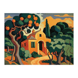 Orange House, Orange Tree Painting (Print Only) thumbnail