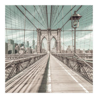 NEW YORK CITY Brooklyn Bridge | urban vintage style (Print Only)