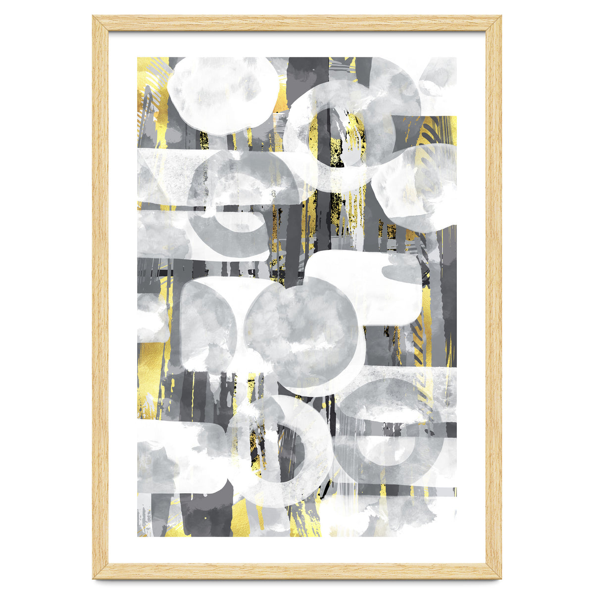 Abstract Painting No. 58 | Play with shapes and colors