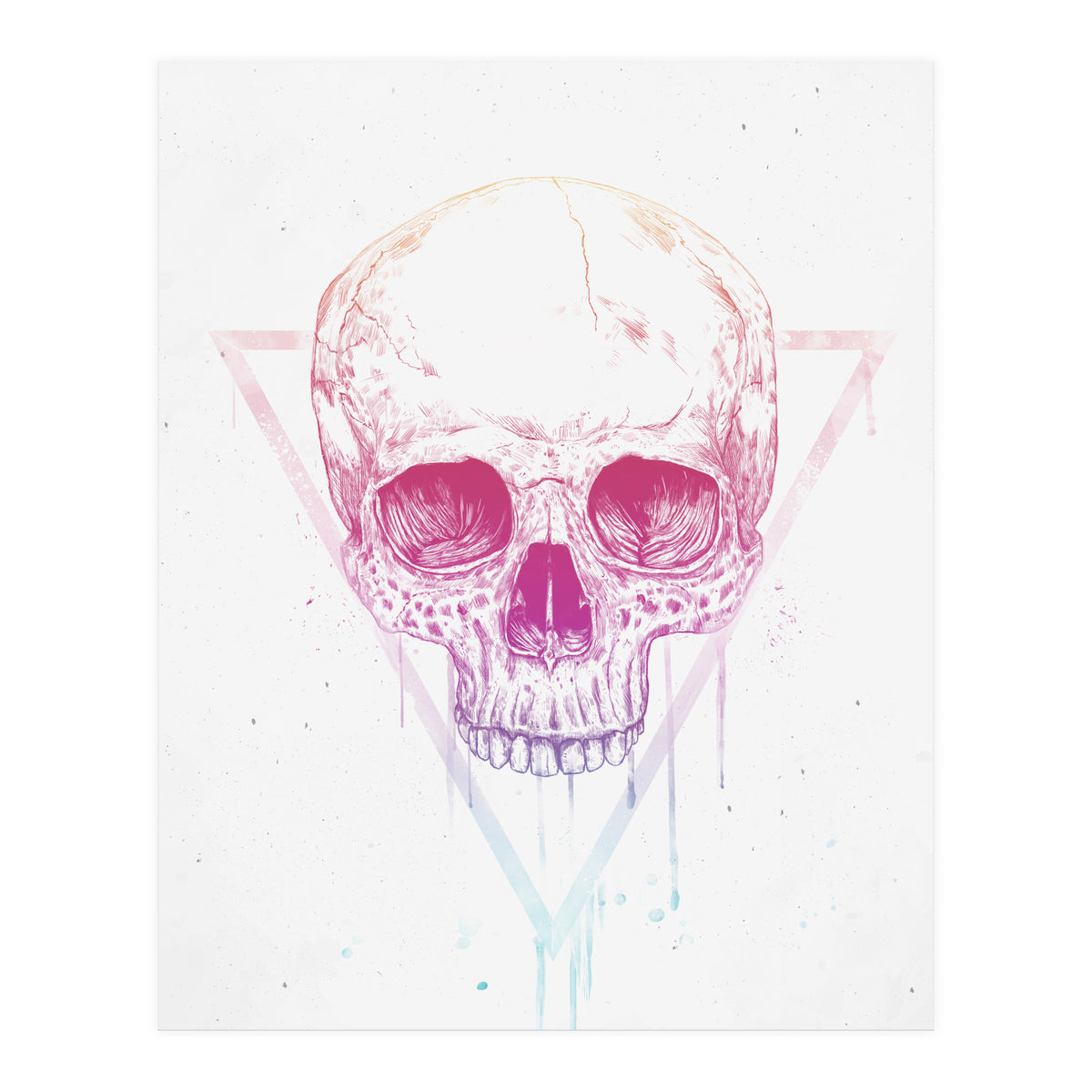 Skull In Triangle (Print Only)