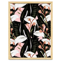 Flowery exotic botanical pink