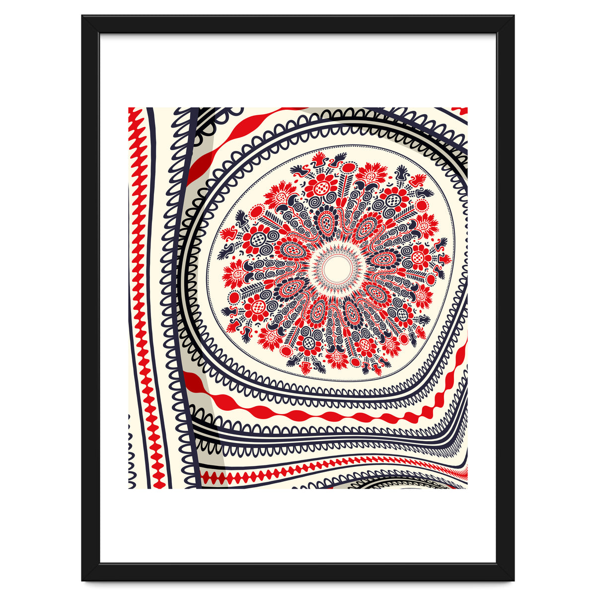 Romanian embroidery background 9