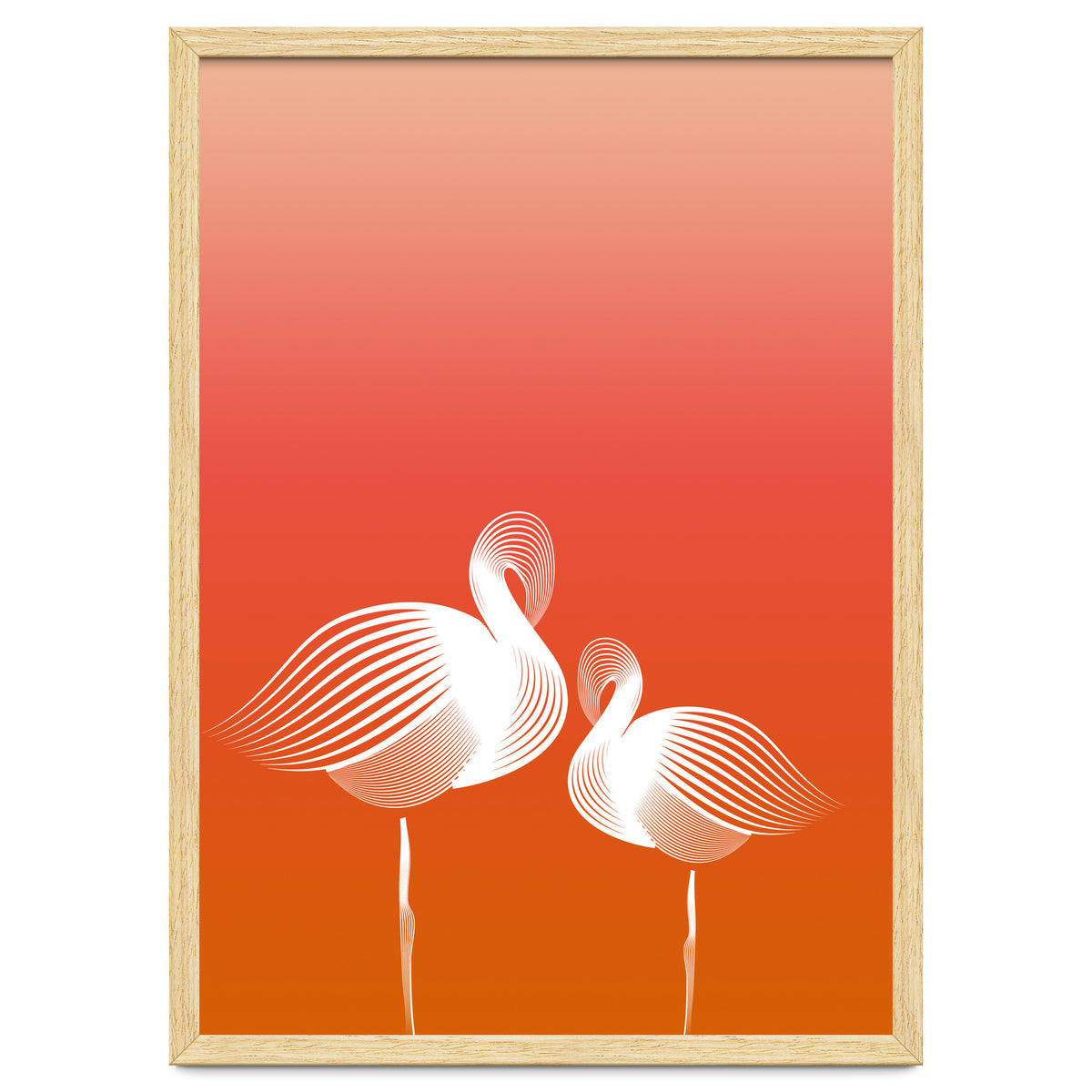 Meditating Flamingos