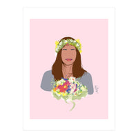 Girl In Wreath 1 (Print Only)