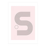 Rainbow Line Art Mid Century Modern (Print Only) thumbnail