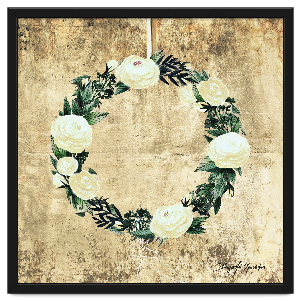 Wreath #White Flowers #Royal collection