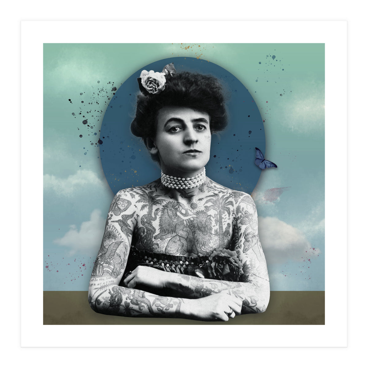 woman Tatoo (Print Only)