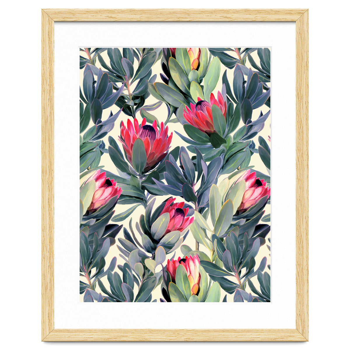 Painted Protea Pattern