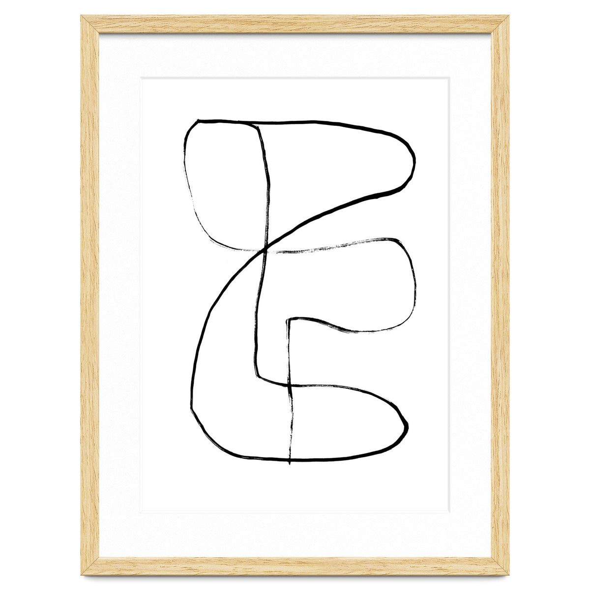 Mid-Century Line Art Print #1