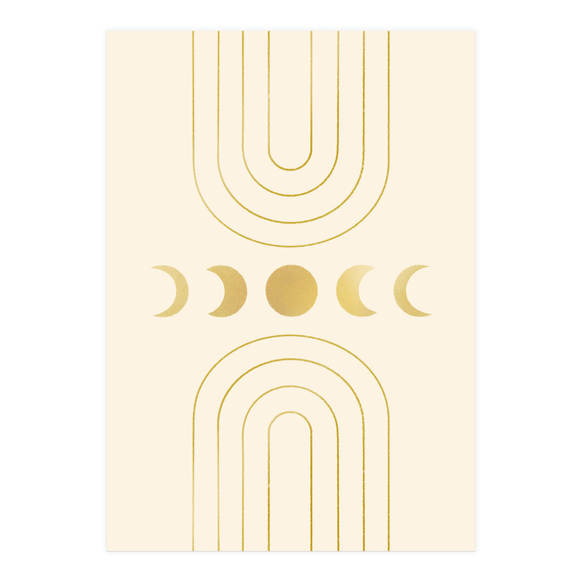 Gold Moon Phases (Print Only)